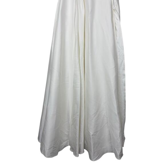 Sau Lee Heidi Wedding Gown Maxi Strapless Bridal Formal Classy Princess Sz 0 - Picture 7 of 14